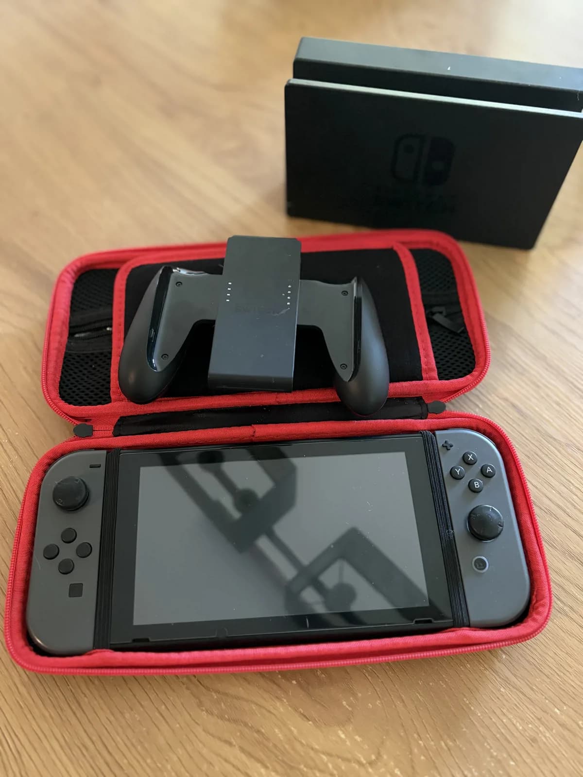 Nintendo switch with case